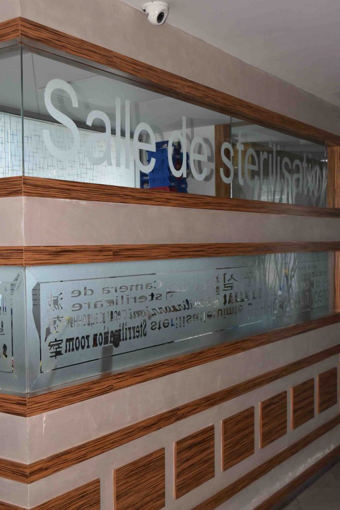 Salle de stérilisation